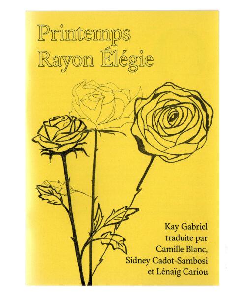 Printemps Rayon Élégie, Kay Gabriel, traduction Connexion limitée